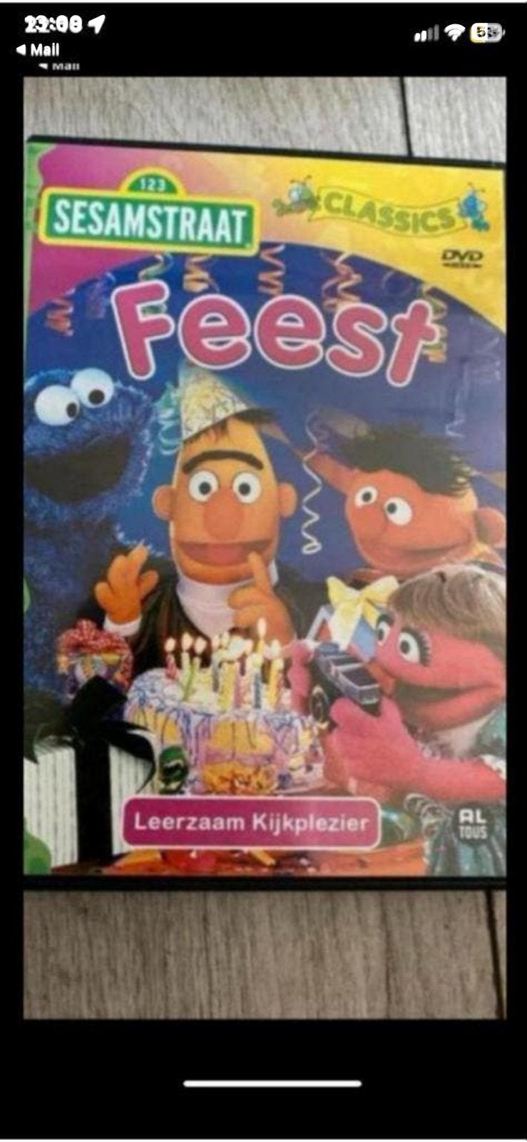 Sesamstraat Feest DVD - Leerzaam Kijkplezier, Alle leeftijden, Ophalen of Verzenden, Gebruikt, Educatief