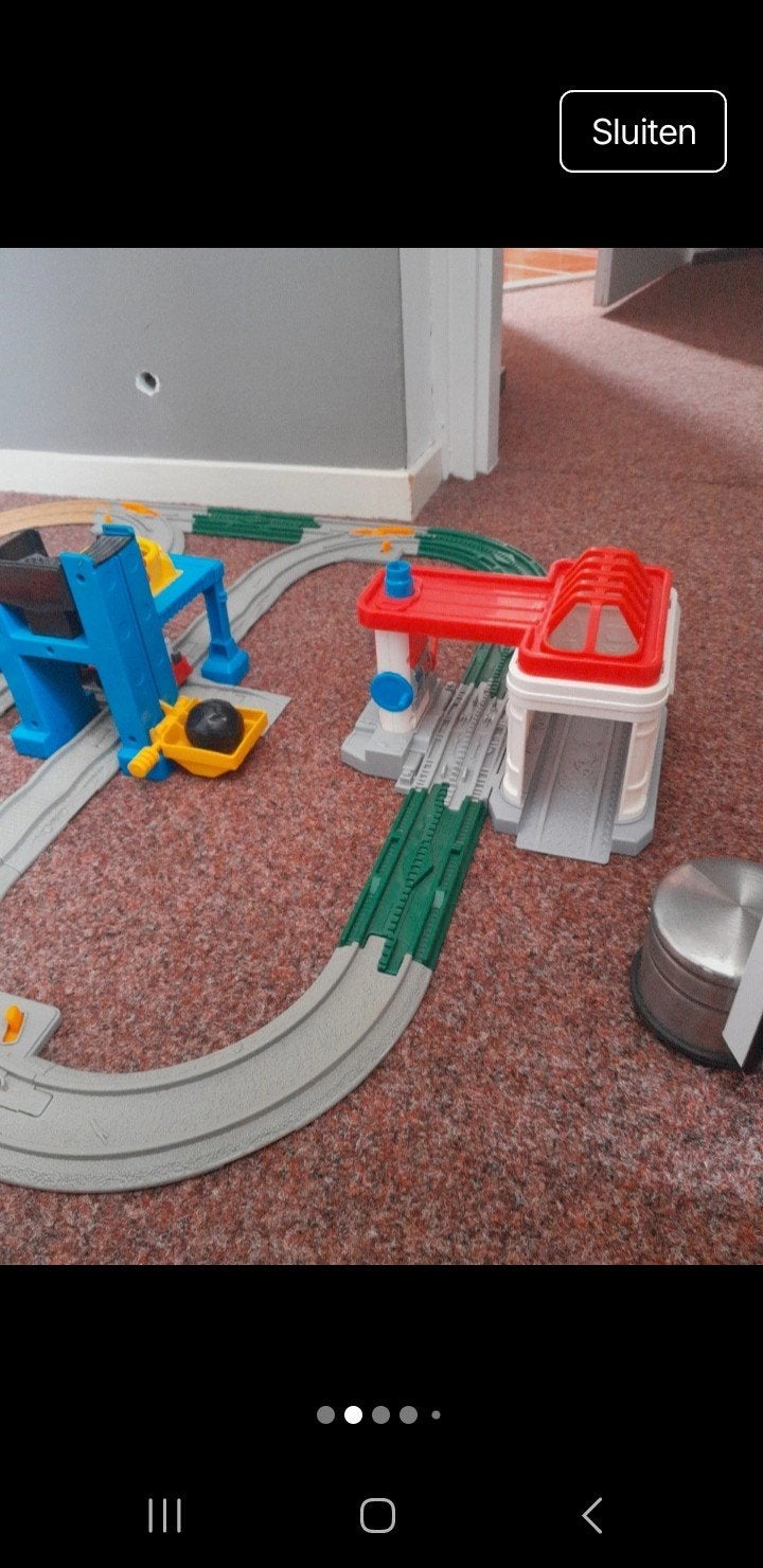 geotrax treinbaan, Ophalen of Verzenden, Zo goed als nieuw, Speelset