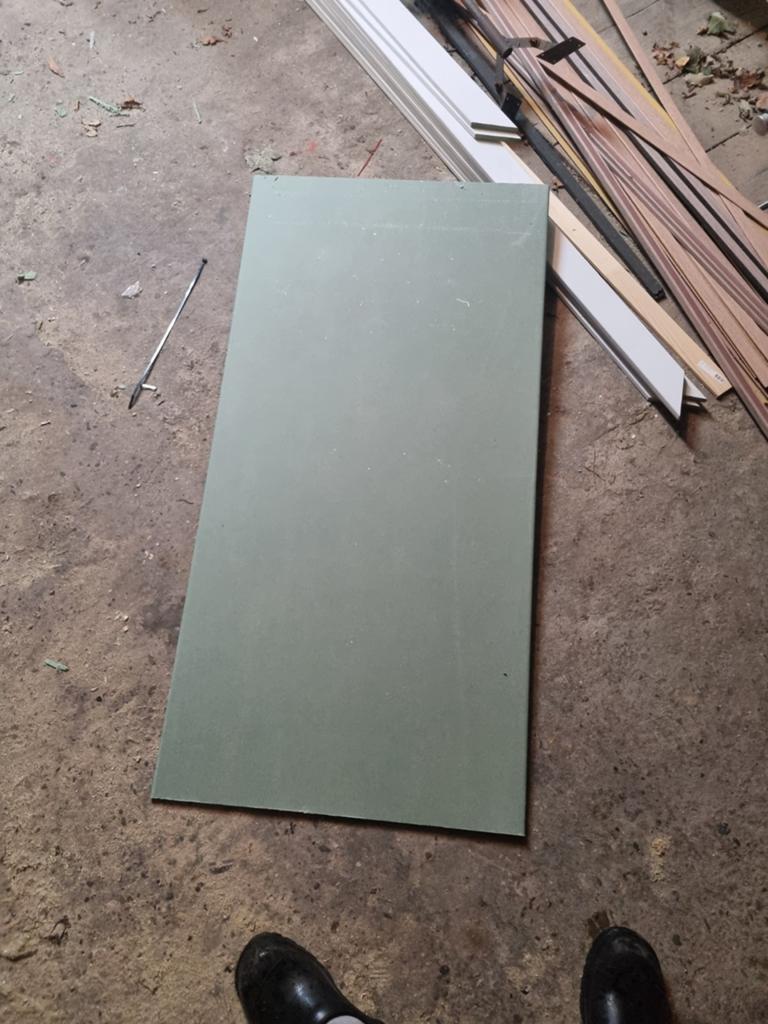 Hydro gipsplaat - Waterbestendige gipsplaat, Ophalen, Gebruikt, Overige materialen, Minder dan 20 mm