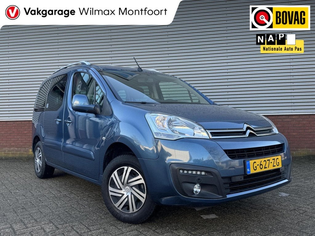 Citroen Berlingo combi E-Feel 23 kWh|Multispace|5 persoons|C, Auto's, Stof, Gebruikt, Blauw, 405 min