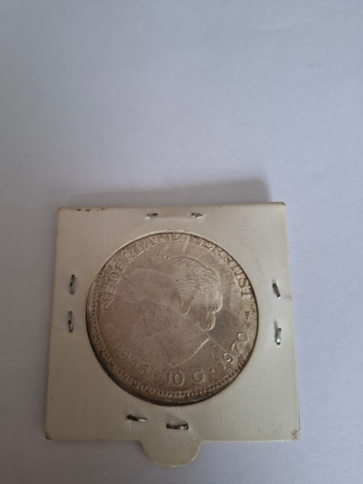 Zilveren 10 Gulden Munt Koningin Juliana 1970, Postzegels en Munten, Koningin Juliana, Zilver, Ophalen of Verzenden, Losse munt