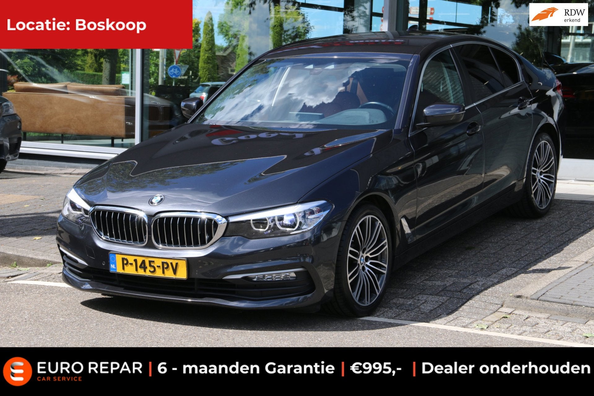 BMW 5-serie 520d Executive, Auto's, Automaat, Achterwielaandrijving, Euro 6, 4 cilinders
