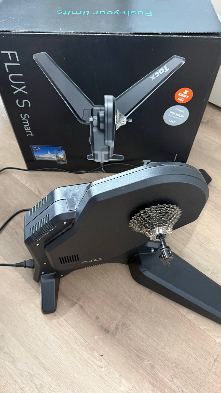 Tacx Flux S Smart fietstrainer, Ophalen, Overige typen, Staal, Zo goed als nieuw