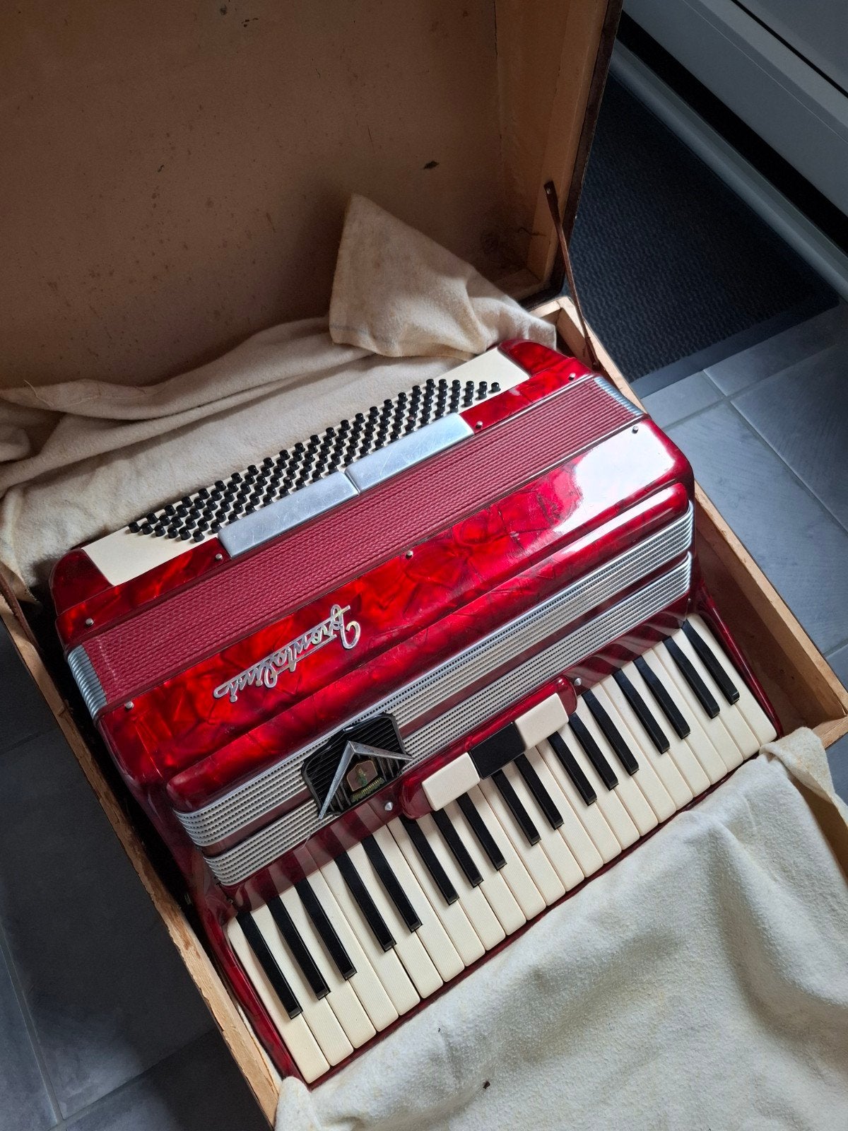 Frontalini accordeon 120 bas, Ophalen, Gebruikt, 120-bas, Overige merken