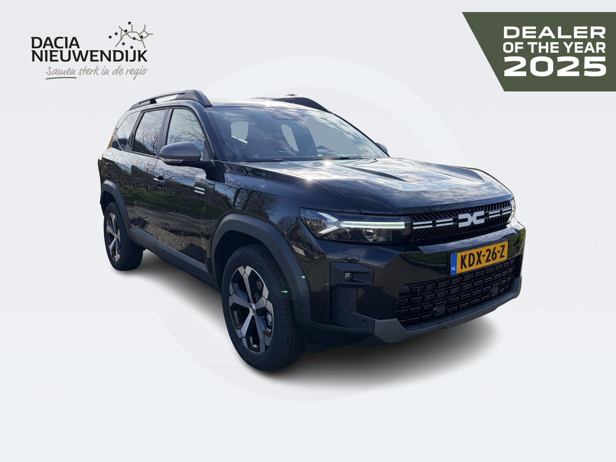 Dacia Bigster 1.8 Hybrid 155 Journey |APPLE CARPLAY ANDROID, Auto's, Stof, Zwart, Origineel Nederlands, Bedrijf