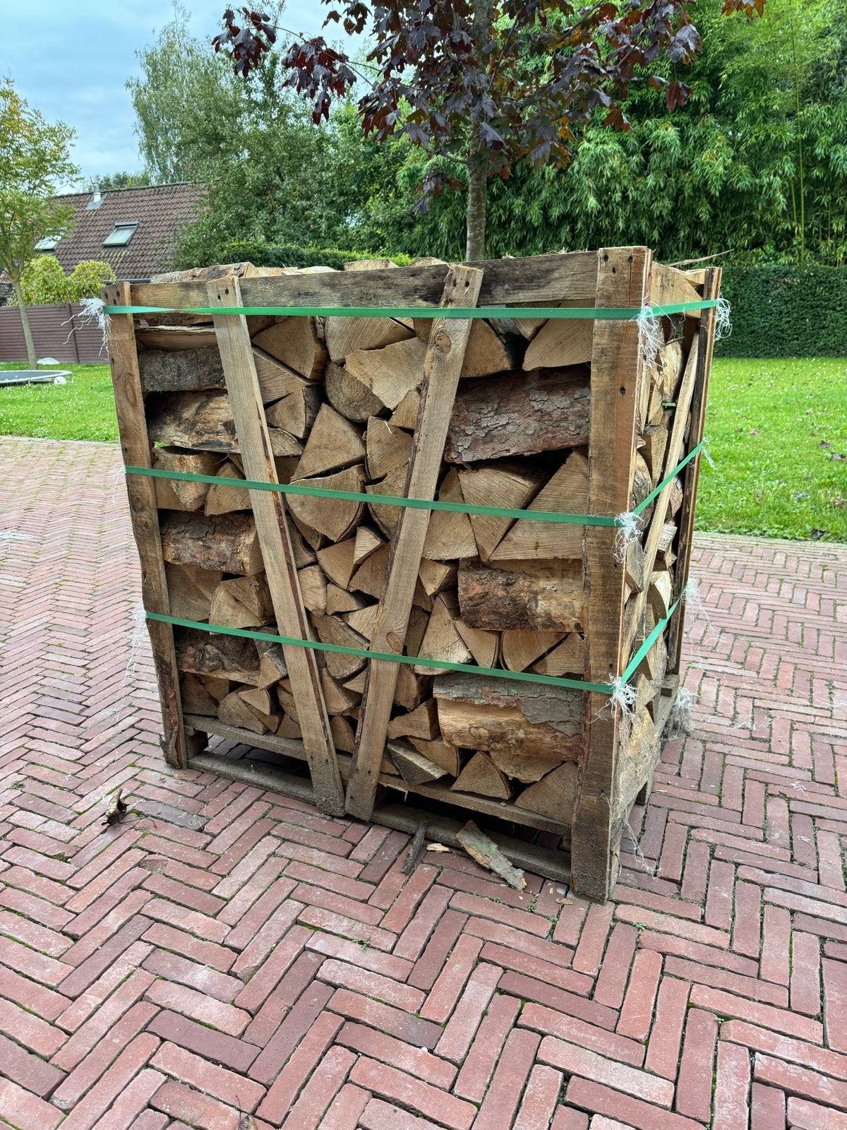 Haardhout kachel hout mix beuk eik berk direct stoken, Tuin en Terras, Haardhout, Minder dan 3 m³, Ophalen of Verzenden, Eikenhout