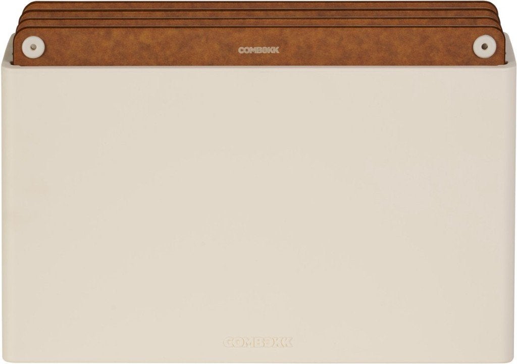 COMBEKK snijplankenset 4-delig Bruin/Sand nieuw, Hout, Snij-/serveerplank, Nieuw, Ophalen of Verzenden