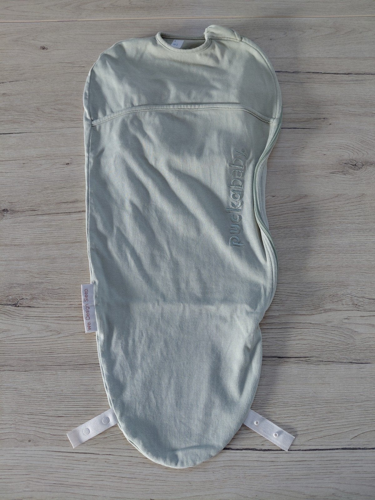 Puckababy piep, Olive, prachtige staat, Groen, Bakerzak of Bakerdoek, Inclusief buikband, Puckababy