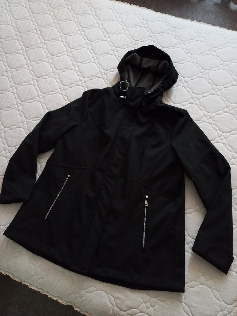 Soft Shell jas 46 als nieuw, Ophalen of Verzenden, Zo goed als nieuw, Maat 46/48 (XL) of groter, Zwart