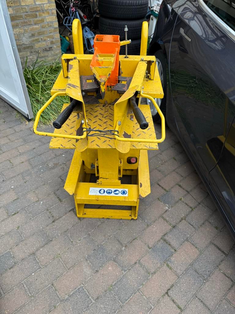 Kloofbijl machine, Texas Andreas Power Spilt 600V. 128 kg., Tuin en Terras, Ophalen, Zo goed als nieuw, Bijl