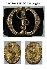 Officieren van Gezondheid - Arts, Ophalen of Verzenden, Landmacht, Nederland, Embleem of Badge