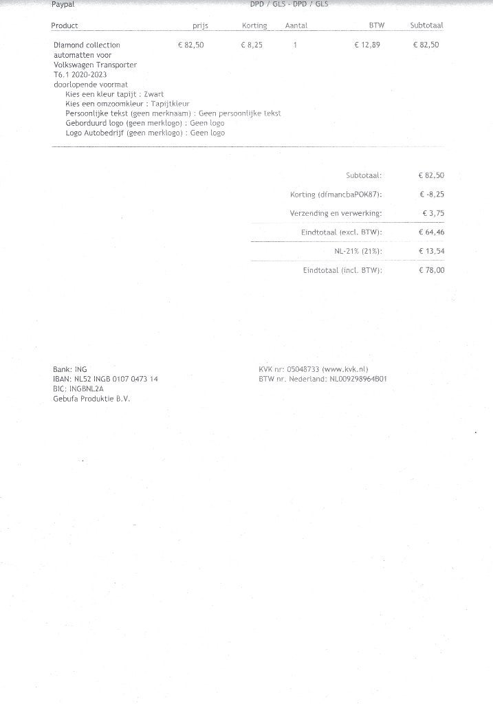 Automat VW T6.1, Ophalen of Verzenden, Nieuw