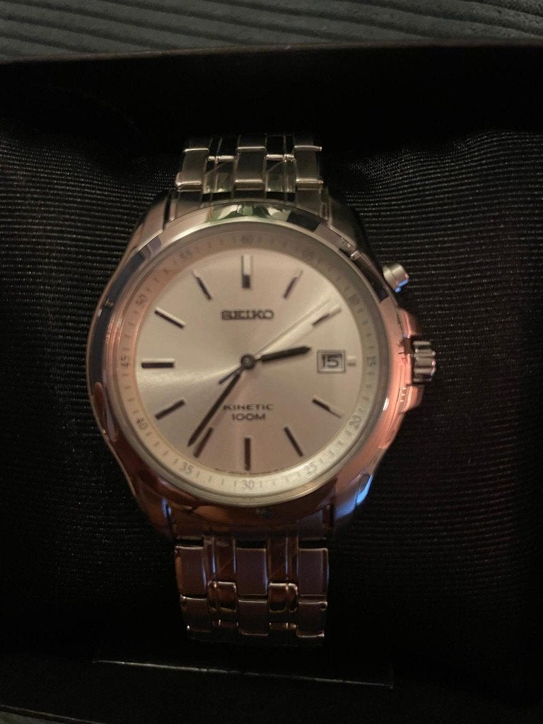 Seiko 5M62 herenhorloge (ongedragen), Staal, Polshorloge, Nieuw, Ophalen of Verzenden