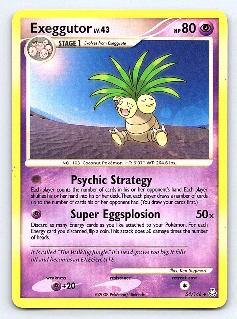 Exeguttor LA 54 non holo, Ophalen of Verzenden, Gebruikt, Losse kaart