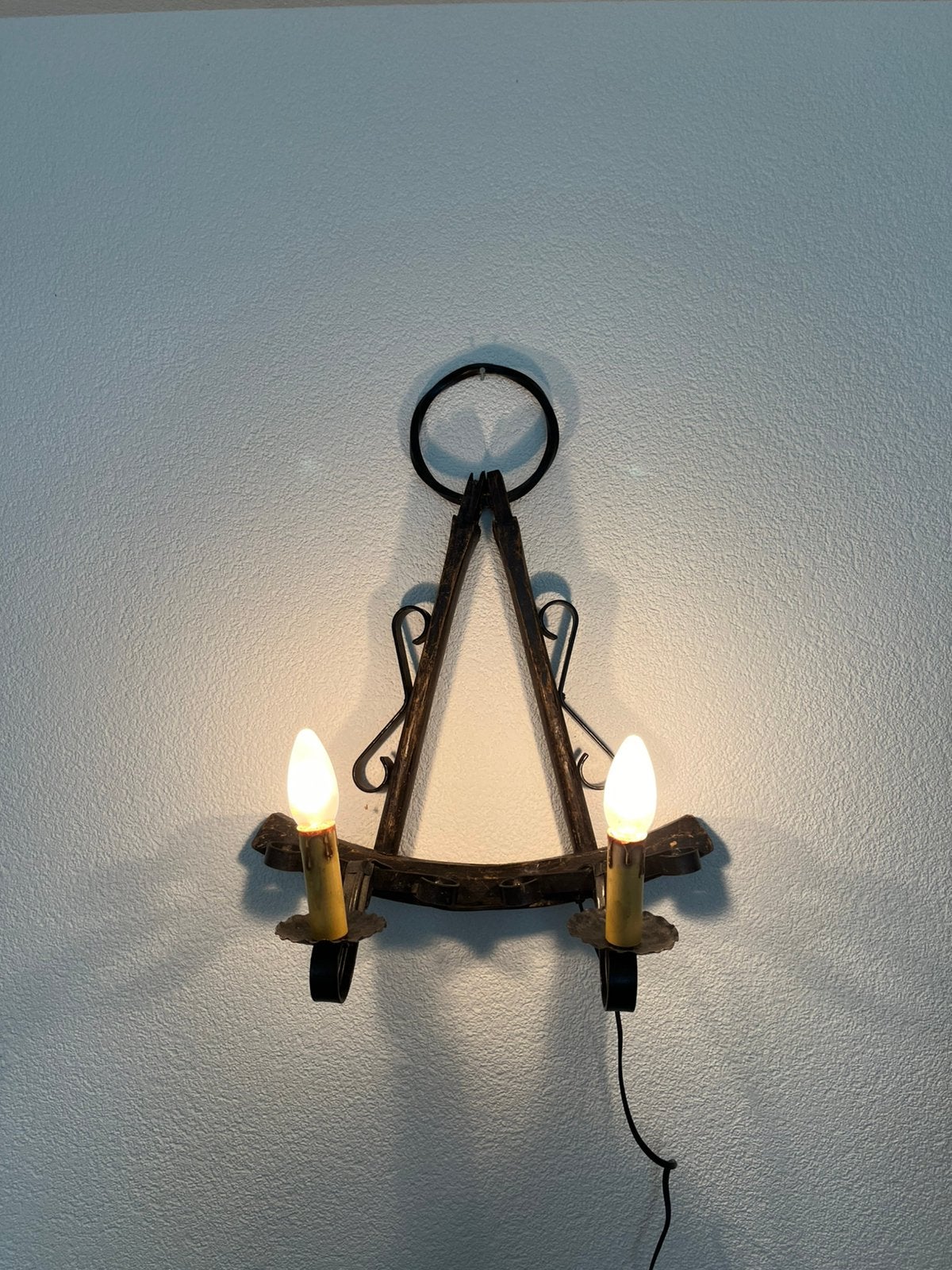 Kasteellamp / Hanglamp \ Vintage, Ophalen, Zo goed als nieuw