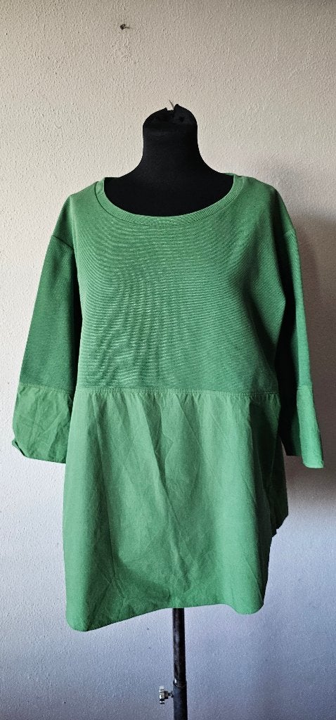 COS Groene Tuniek/Top Maat L (1224), COS, Maat 42/44 (L), Ophalen of Verzenden, Lange mouw