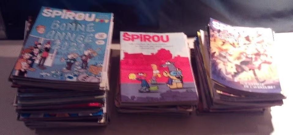 Hele Grote Partij Franstalige Stripboeken - Spirou, Meerdere stripboeken, Ophalen of Verzenden, Gelezen