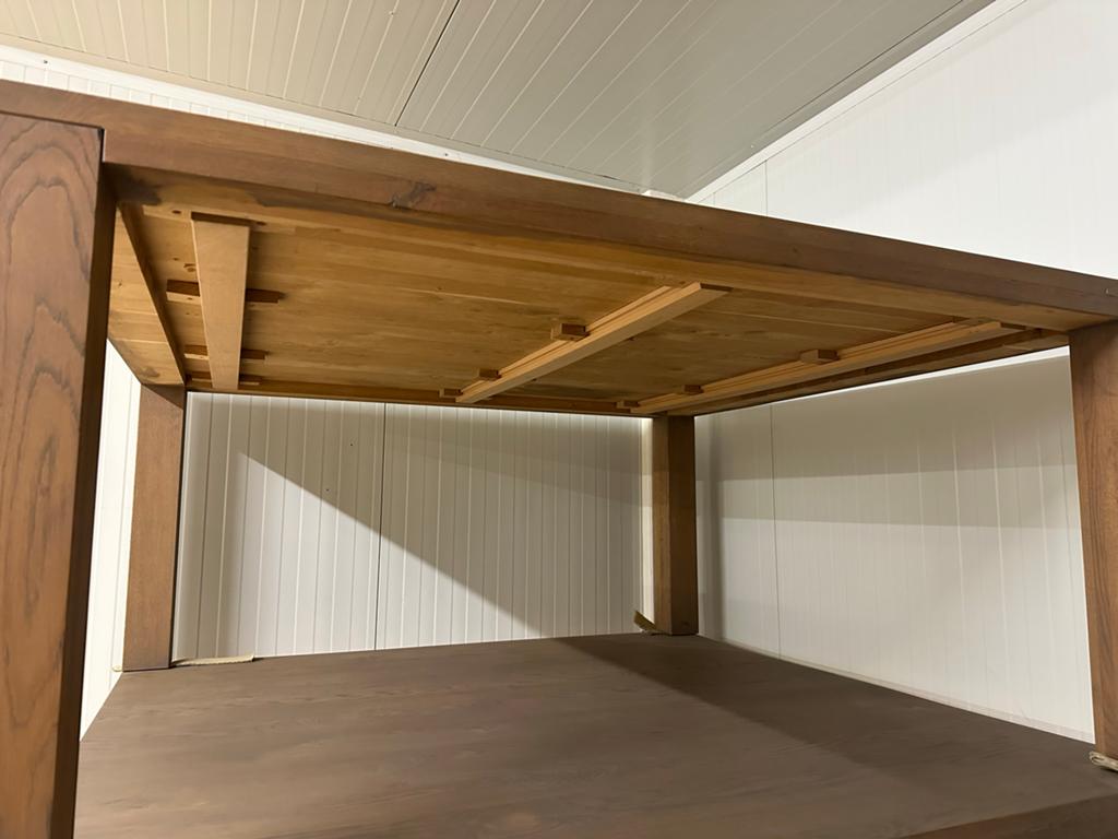 2 Eiken Buro's - 160x150x75 cm - Per stuk €375, Ophalen, Gebruikt, Hout, Overige typen