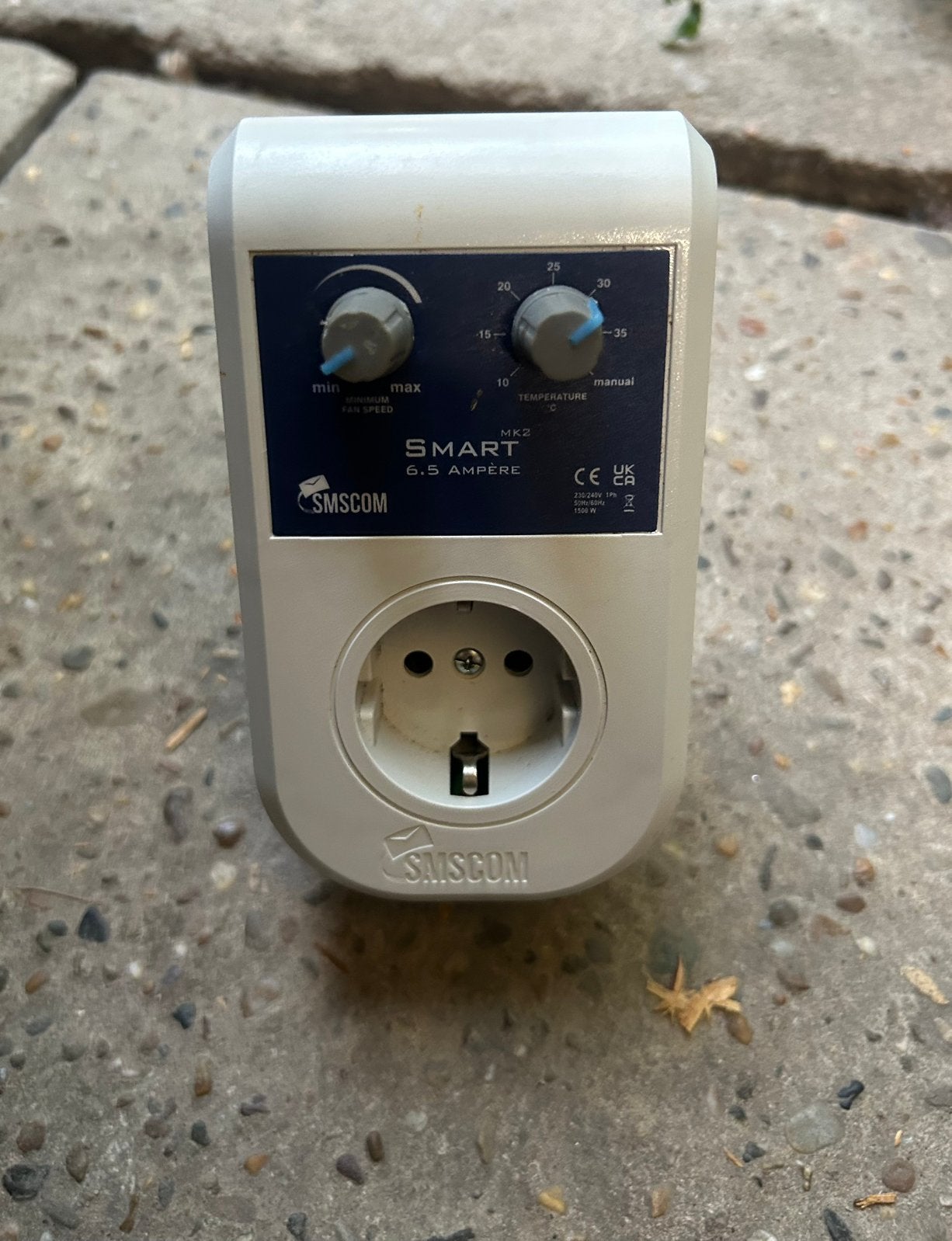 SMSCOM Smart MK2 6.5A fan controller / temperatuurregelaar, Ophalen of Verzenden, Zo goed als nieuw, Schakelaar