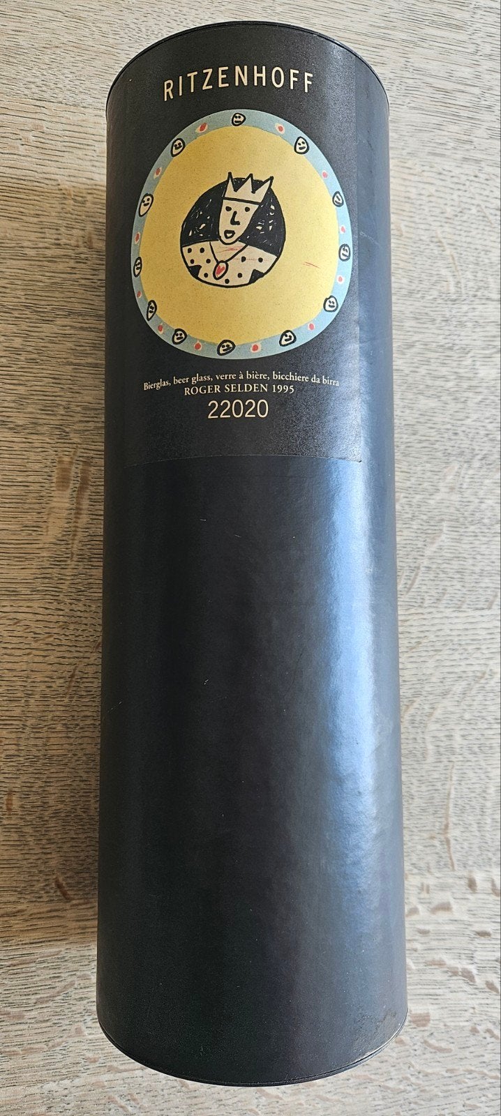 Ritzenhoff bierglas 22020 Roger Selden 1995 nieuw in doos, Verzamelen, Ophalen of Verzenden, Nieuw, Bierglas