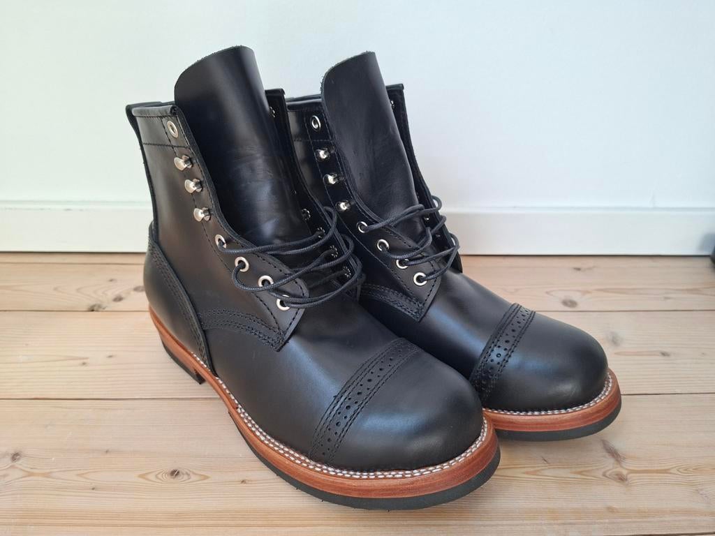 Handgemaakte Herenlaarzen - Zwart Leer, Onbekend, Zwart, Boots, Nieuw