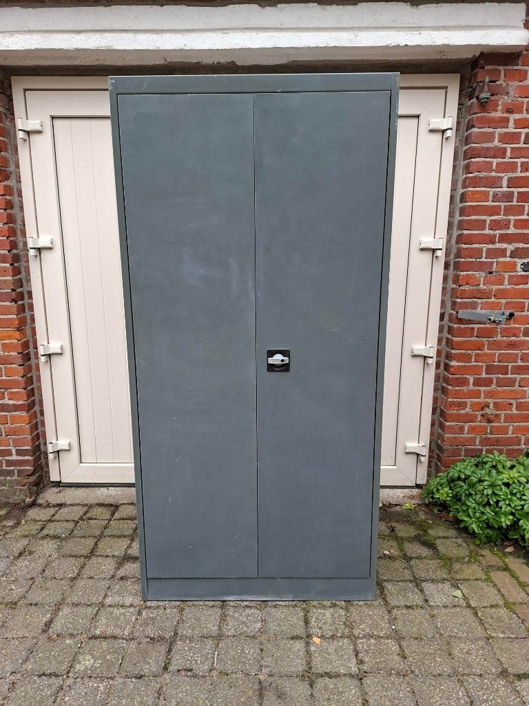 Goede metalen kast, archiefkast, werkplaatskast!, Huis en Inrichting, Ophalen, Gebruikt, 50 tot 100 cm, 150 tot 200 cm