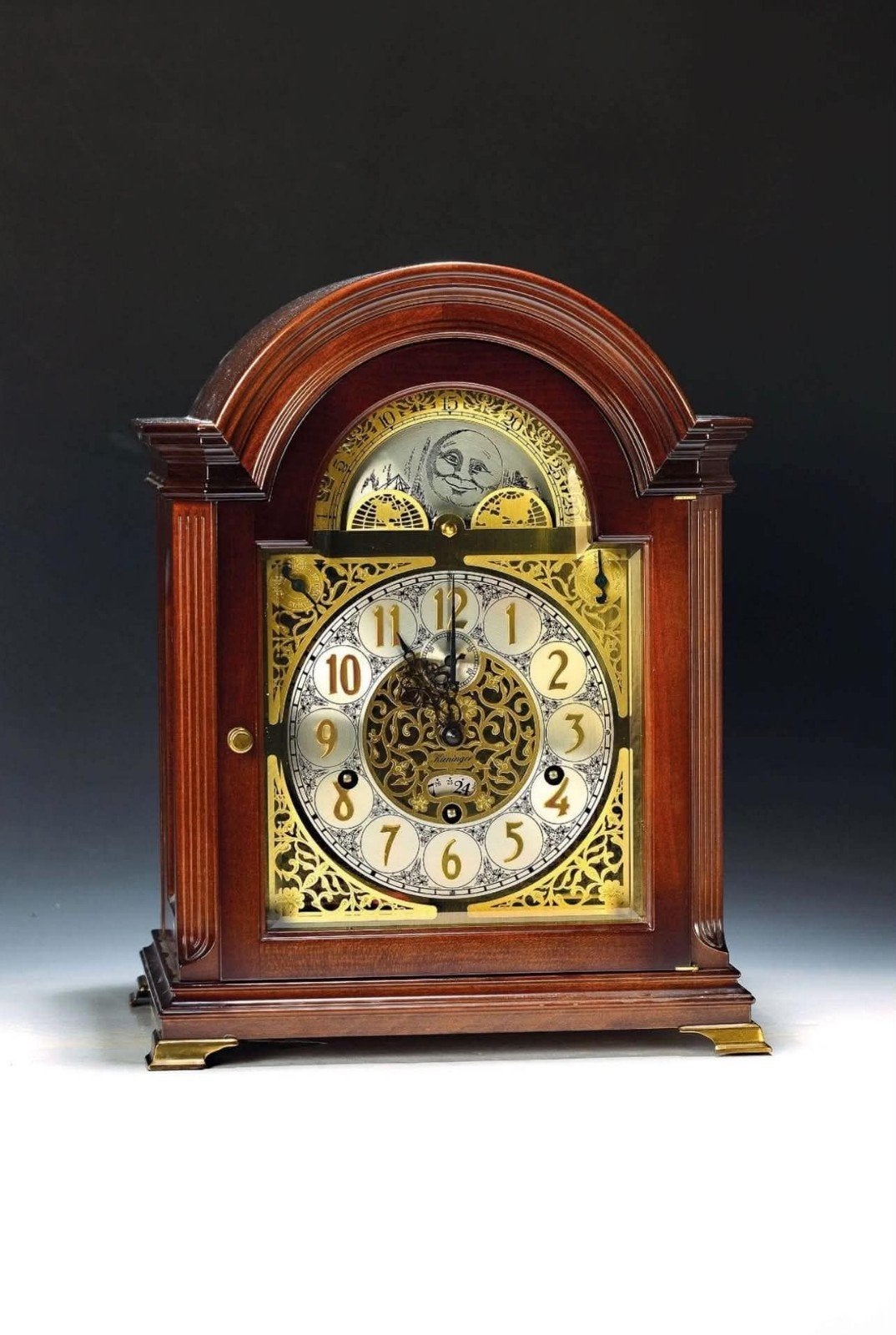 Kieninger Tafelklok met 9 Bellen - Klassiek Design, Antiek en Kunst, Ophalen of Verzenden