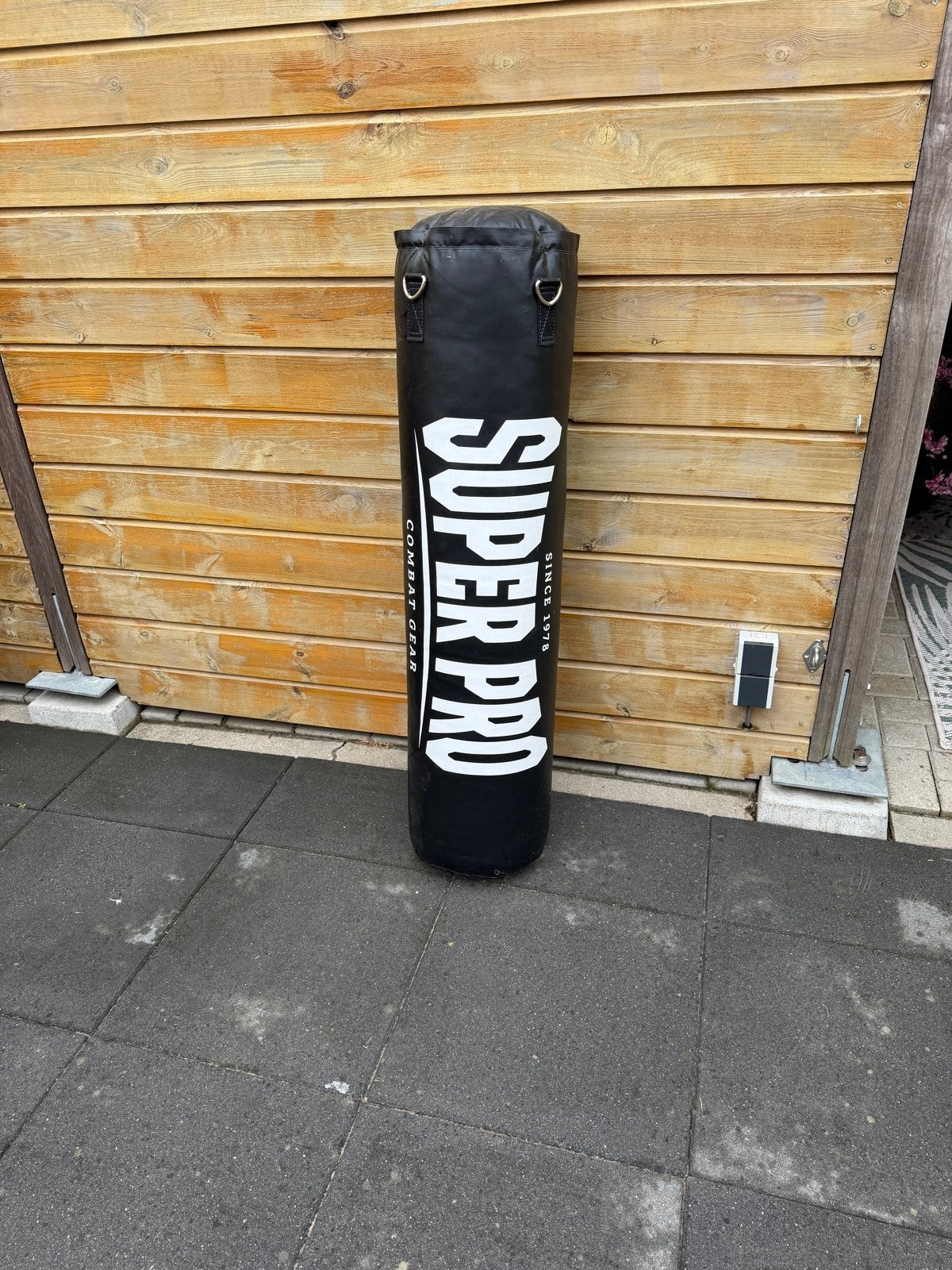 Super Pro Bokszak met bokshandschoenen, Ophalen, Zo goed als nieuw, Bokszak