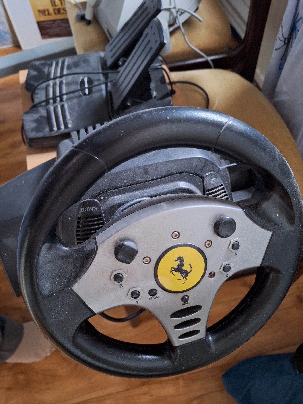 Voor de liefhebber Ferrari  stuur met pedaal, Ophalen, Zo goed als nieuw