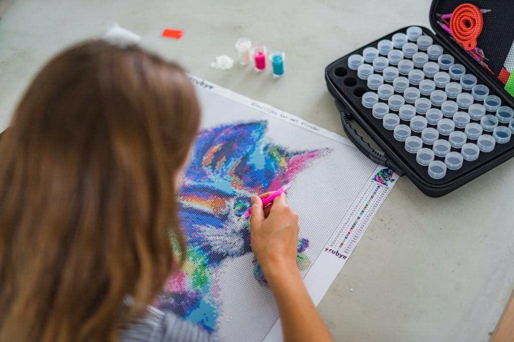 Rubye Diamond Painting - Olifant, Dieren, Nieuw, Meerkleurig, Ophalen of Verzenden