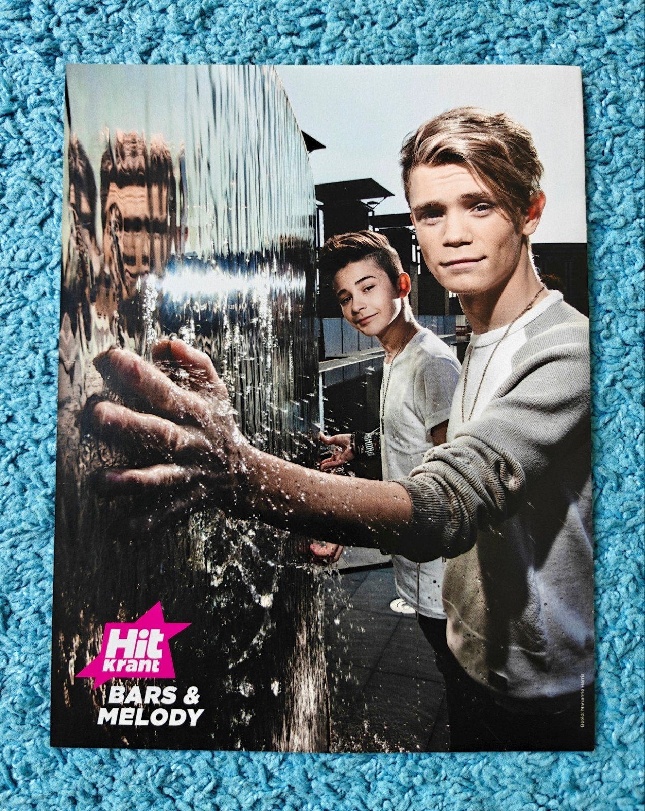 Bars & Melody poster hitkrant, Verzamelen, Rechthoekig Staand, A4 of kleiner, Nieuw, Ophalen of Verzenden