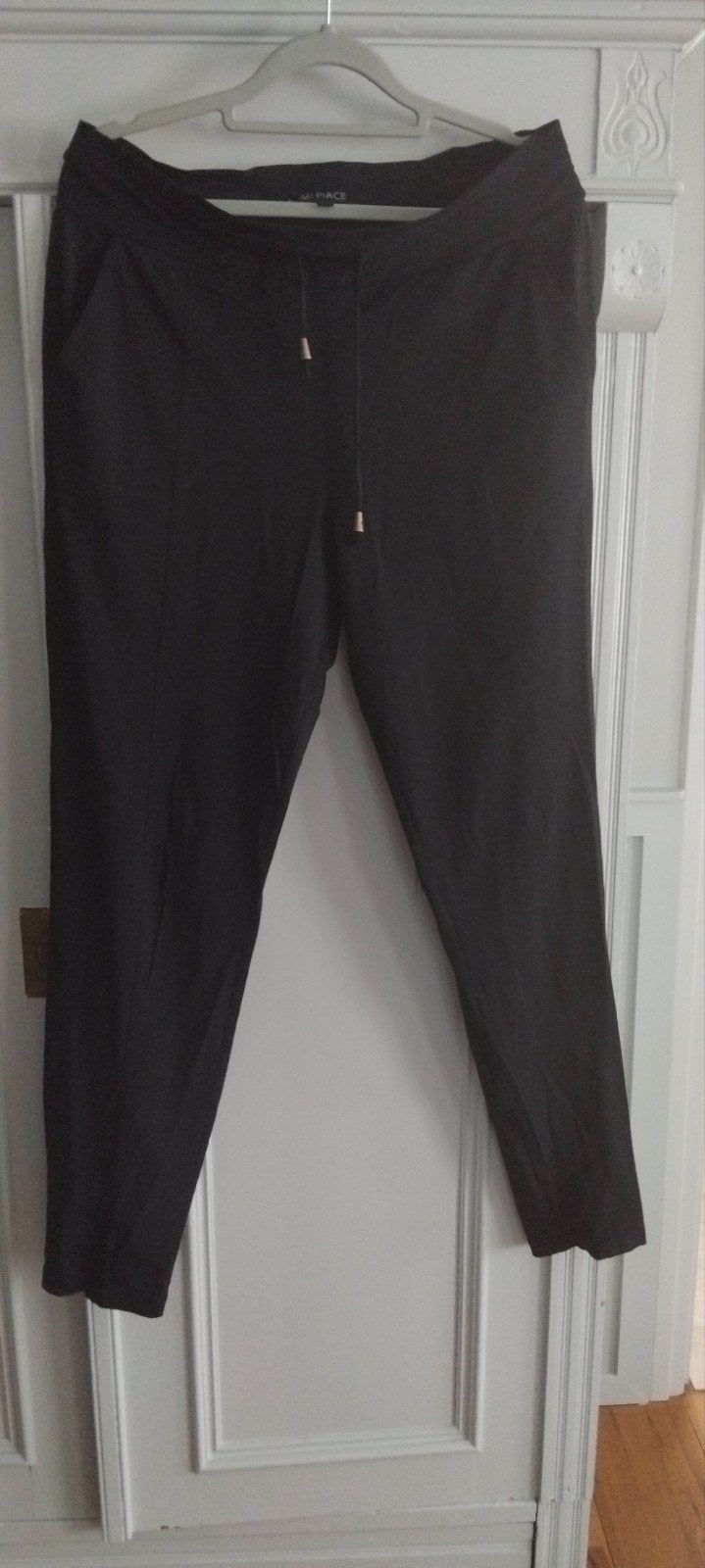 zwarte travel broek ,MI PIACE   maat L, Ophalen of Verzenden, Zwart, Lang