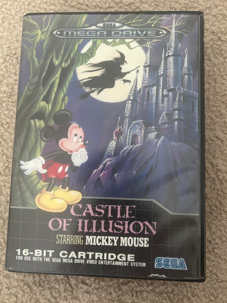 Castle of Illusion Starring Mickey Mouse - Mega Drive, Spelcomputers en Games, Games | Sega, Gebruikt, 1 speler, Ophalen of Verzenden