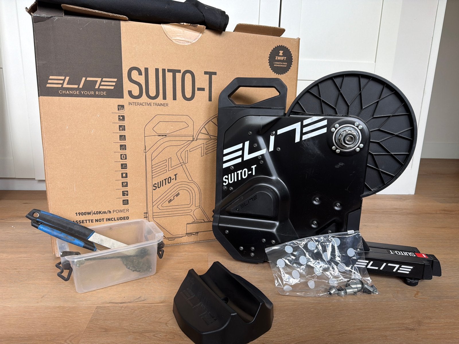 Elite Suito-T interactieve fietstrainer, Overige merken, Minder dan 10 versnellingen, Aluminium, Ophalen of Verzenden