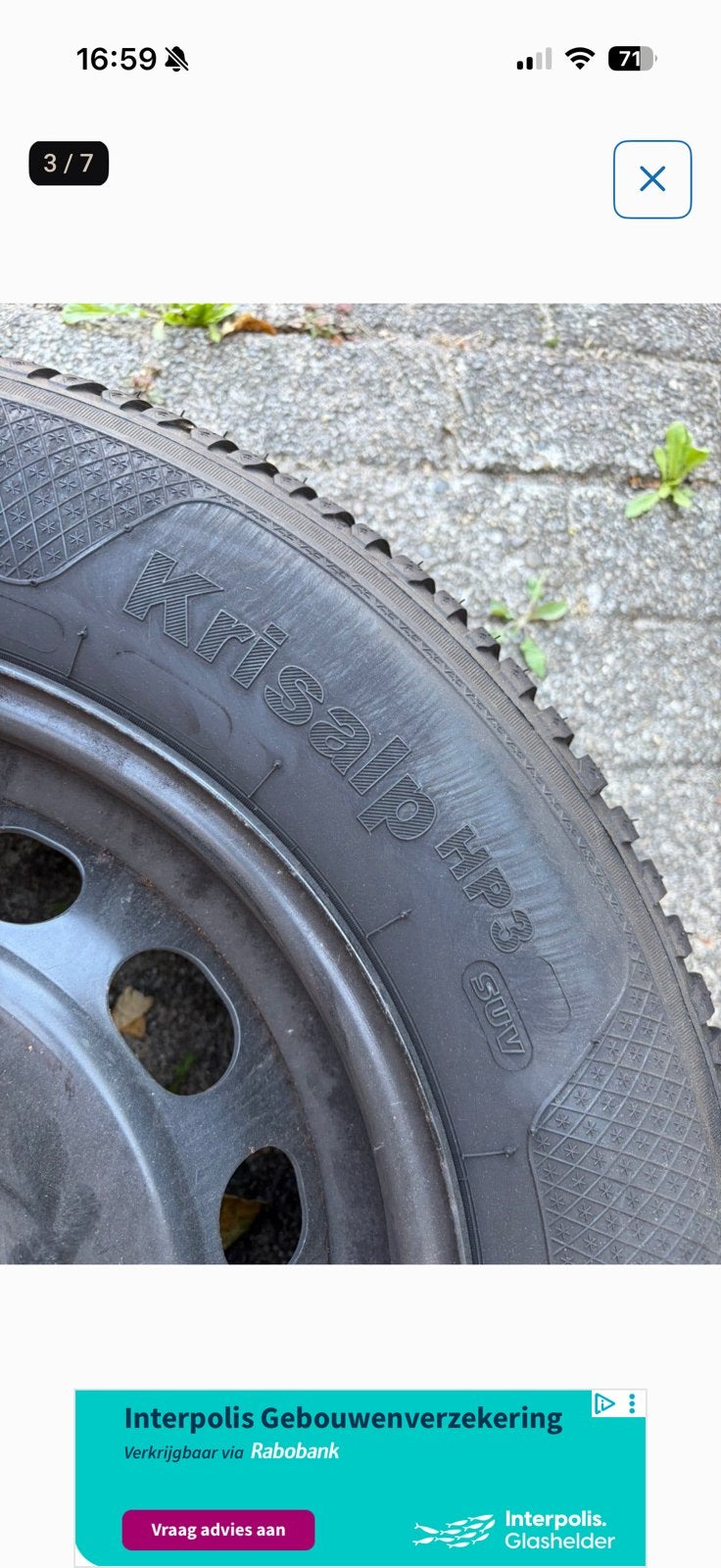 Winterbanden kleber, Ophalen, Zo goed als nieuw