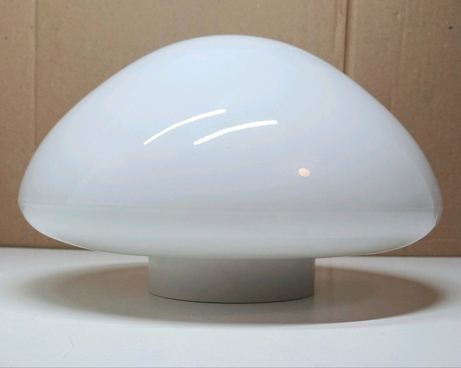 Mid Century Willem Wagenfeld wand plafondlamp, beschrijving, Huis en Inrichting, Ophalen of Verzenden, Zo goed als nieuw, Glas