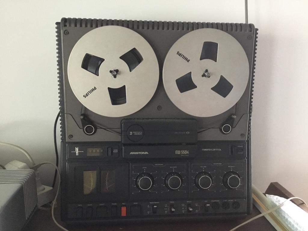 Ariston EW 5504 Bandrecorder met Philips banden, Audio, Tv en Foto, Bandrecorders, Ophalen of Verzenden, Bandrecorder, Met banden