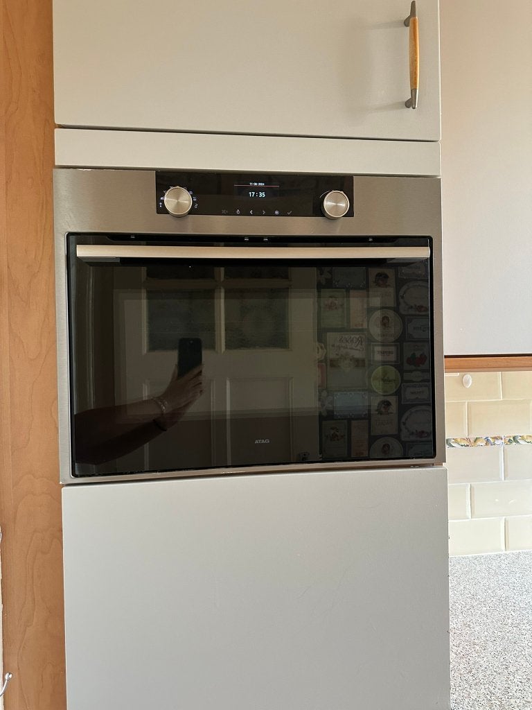 ATAG CX4611C inbouw combi-magnetron oven, Witgoed en Apparatuur, Ophalen, 45 tot 50 cm, Gebruikt, Combi-oven