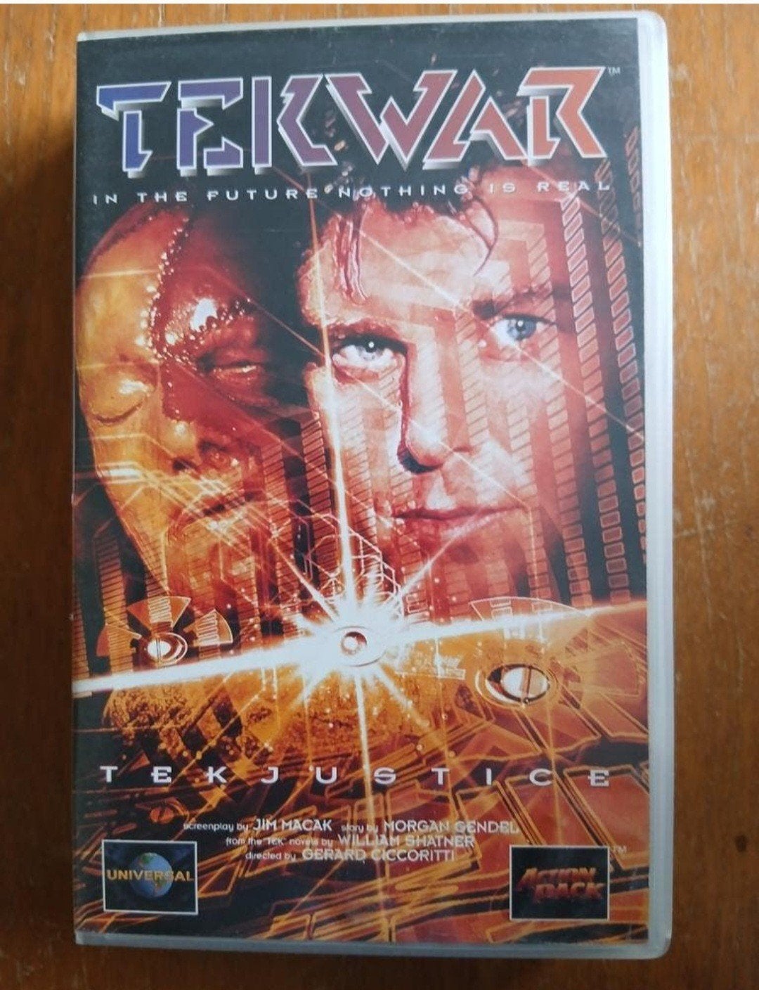 TekWar VHS - Sci-Fi Actie uit de Toekomst, Nederlands ondertiteld, Gebruikt, Science Fiction en Fantasy, Ophalen of Verzenden