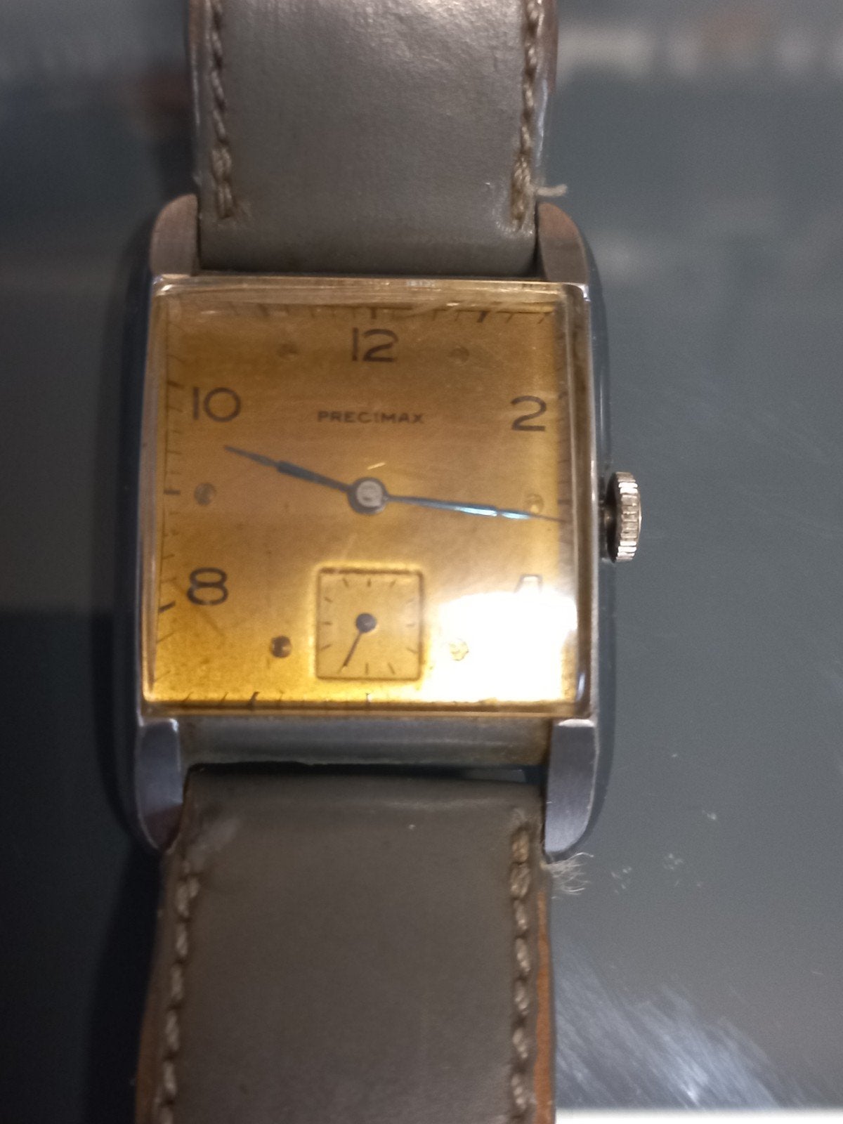 Vintage Precimax Polshorloge - Jaren '30-'60, Overige merken, Staal, Met bandje, Polshorloge