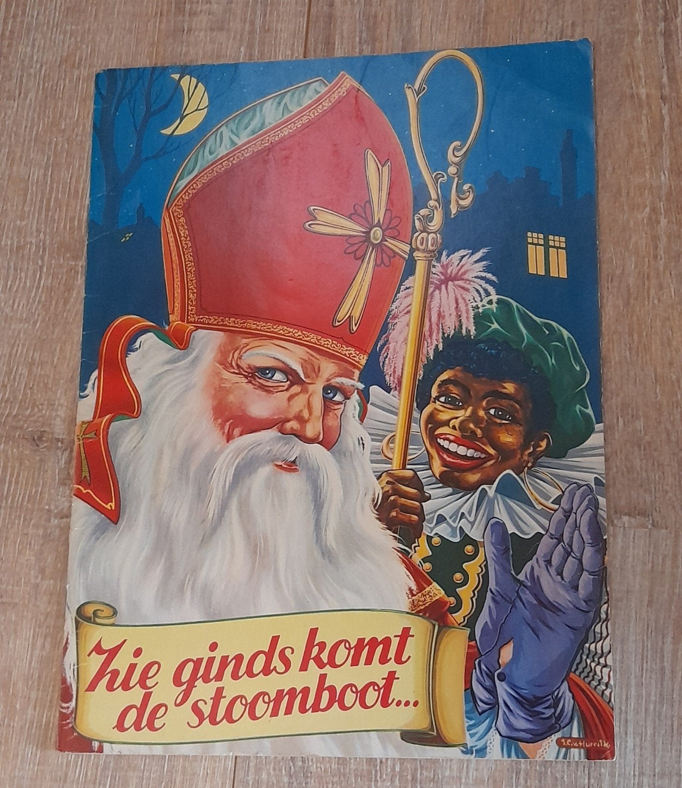 oud sinterklaas boekje zwarte piet, Diversen, Ophalen of Verzenden, Gebruikt