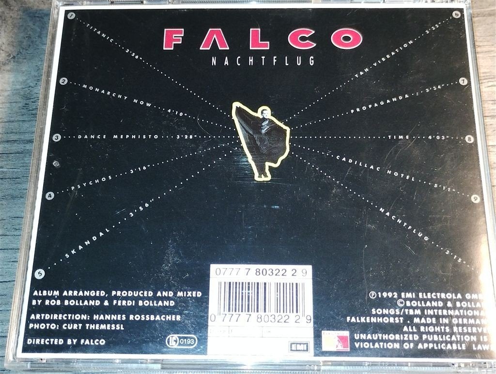 Falco - Nachtflug, Ophalen of Verzenden, Zo goed als nieuw