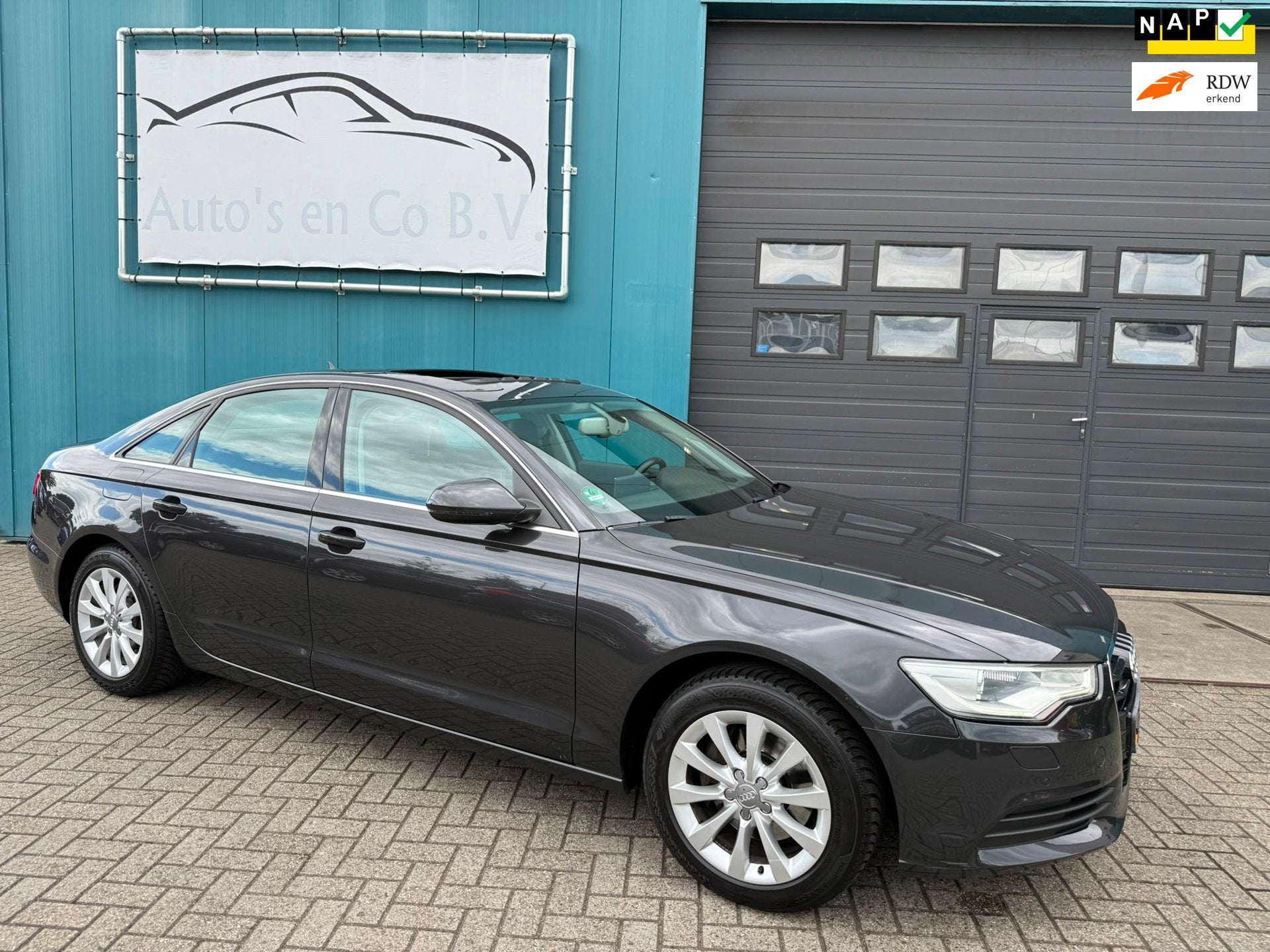 Audi A6 Limousine 2.8 FSI Pro Line Plus Automaat Leder Navi, Auto's, Audi, Euro 5, Automatische klimaatregeling, Gebruikt, 2773 cc
