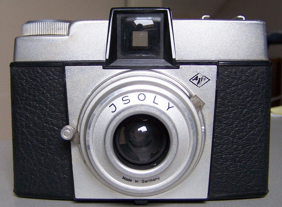 Vintage Agfa Isoly foto camera (Jaren 60), Ophalen of Verzenden, 1960 tot 1980, Fototoestel
