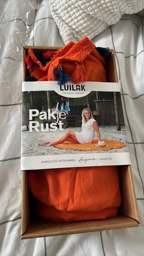 Strandlaken rond/luilak nieuw oranje, Ophalen of Verzenden, Nieuw, Oranje, Overige typen