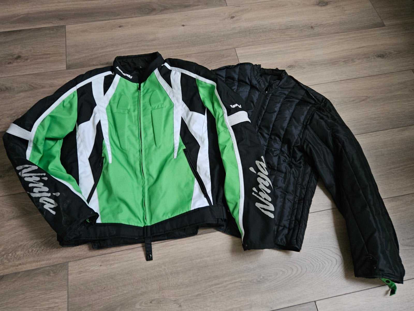 Kawasaki Ninja Motorjas met uitneembare binnenvoering XL, Motoren, Jas | textiel, Heren, Kawasaki, Ophalen of Verzenden