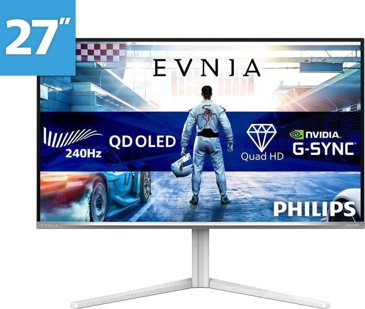 Philips Evnia 27M2N6501 -QD-OLEDGaming Monitor,240Hz, 0.03ms, Computers en Software, K&N Elektronica, Hoofdtelefoonaansluiting