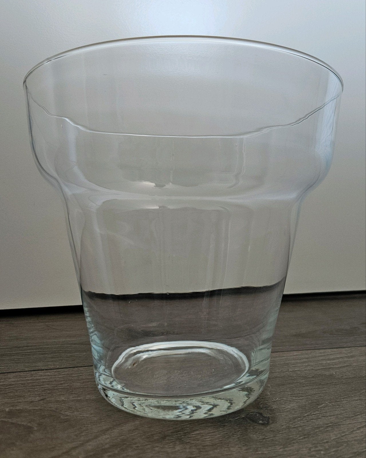 Grote bloempot vaas.. zat mos met vetplanten in, Ophalen, Zo goed als nieuw, Overige kleuren, Glas