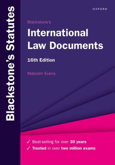Blackstone’s International Law Documents, 16th Edition, Boeken, E-books, School, Studie en Wetenschap, Malcolm Evans