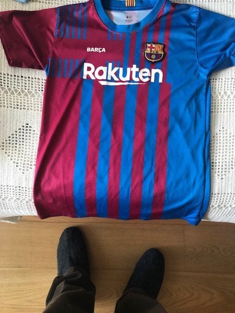 FC Barcelona shirt, Kinderen en Baby's, Kinderkleding | Maat 152, Ophalen of Verzenden, Gebruikt, Jongen, Shirt of Longsleeve